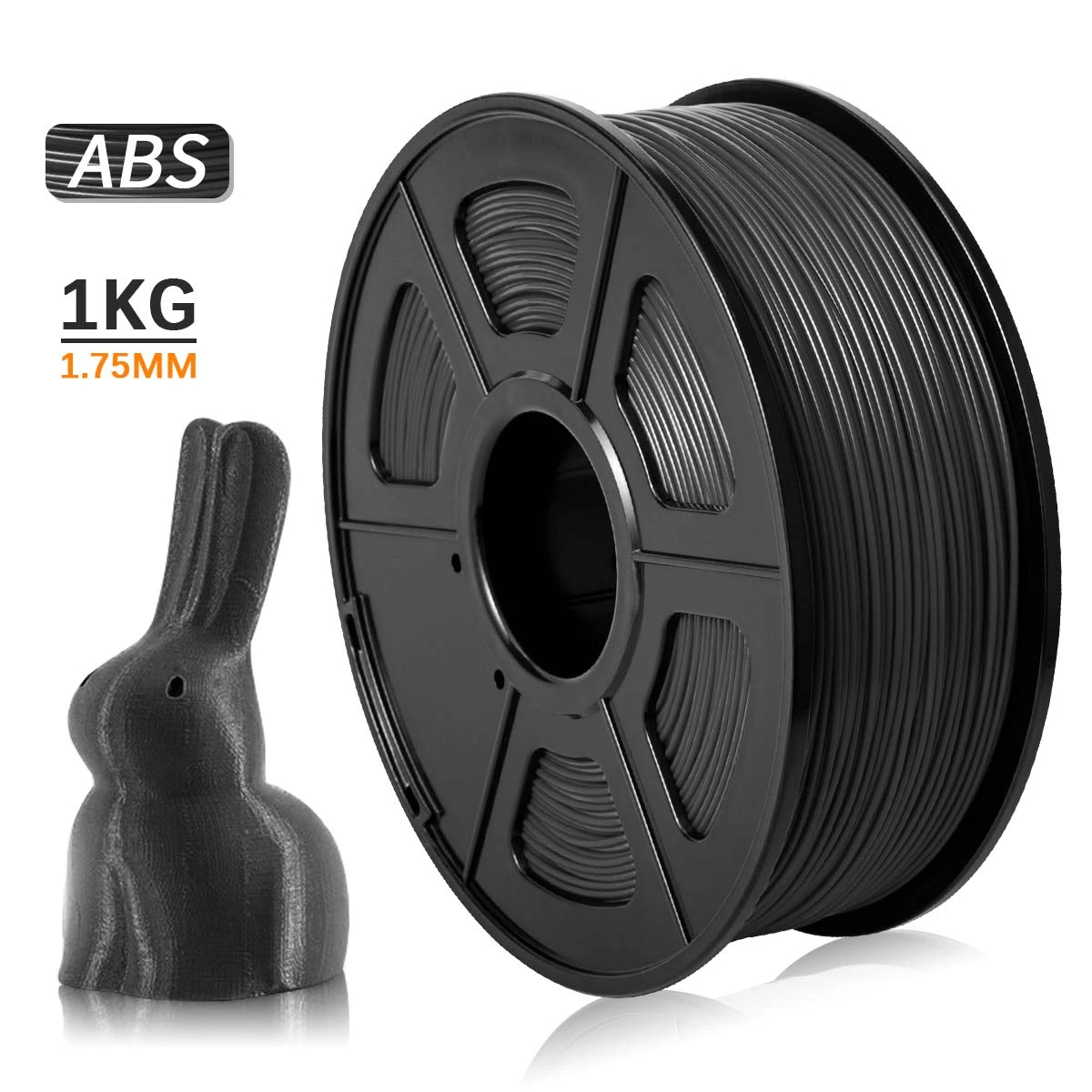 Flash Sale Filamento de impresión 3D ABS de 1,75 MM, colores negros, adecuado para materiales de dibujo de alta resistencia pBQKMe3Nwzy