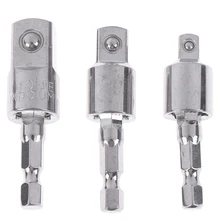 1 шт. 360 градусов 1/2 1/4 3/8 ветровая партия электрический ключ Шестигранная ручка для того чтобы придать квадратную форму головной рукав инструмент для преобразования шатун