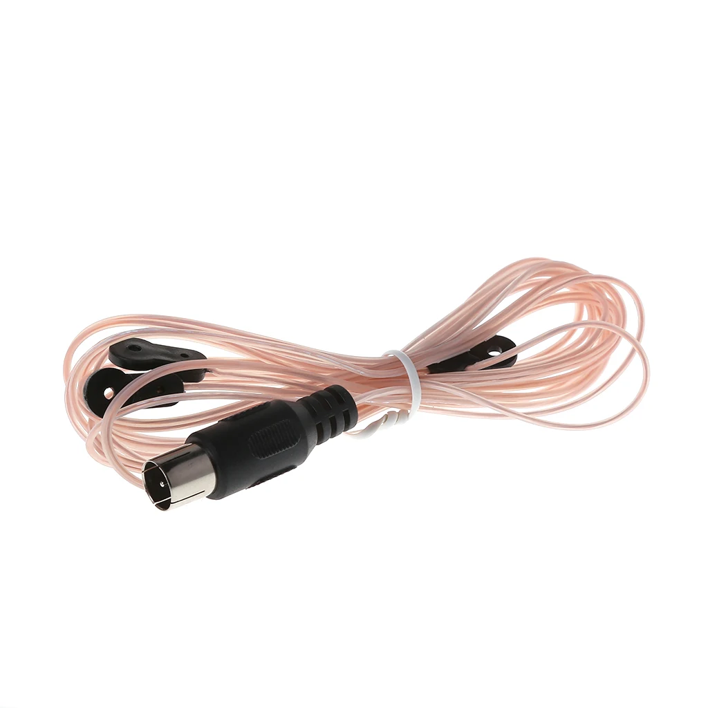 

Dipole Radio Antenna Aerial FM Signal Receiver Male Connector TV Adapter Tuner Card Amplifier Home Indoor