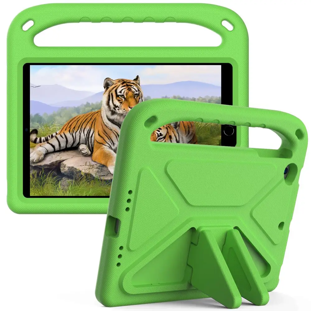 Durable Kids' Shockproof EVA Foam Tablet Case with Hand-held Stand