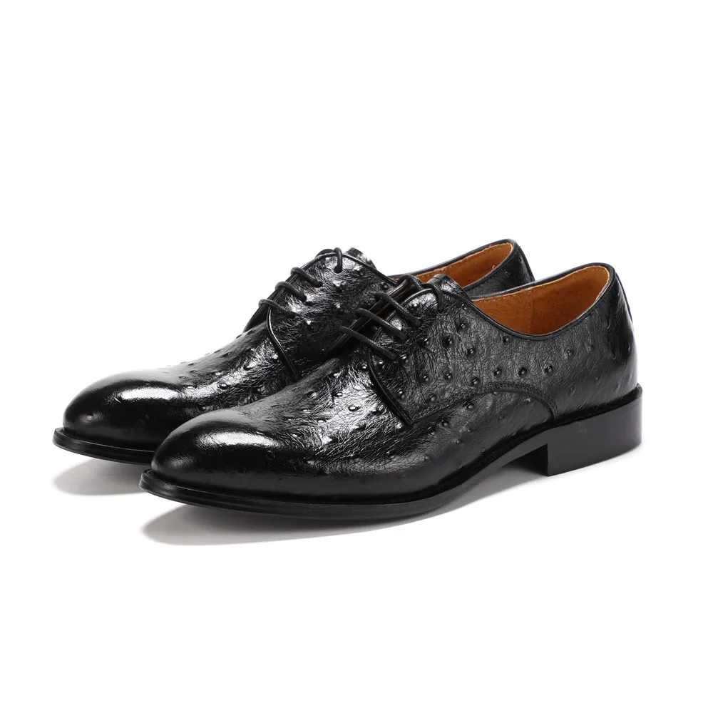 dark blue formal shoes