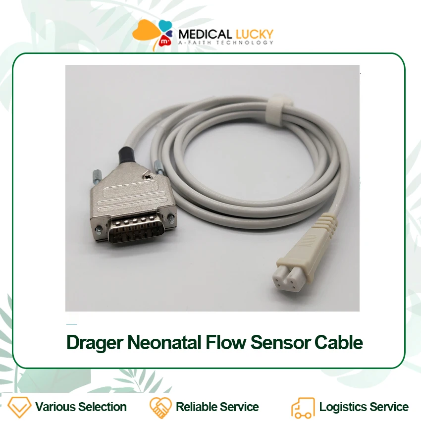 Original Compatible Drager Neonatal Babylog Flow Sensor Cable