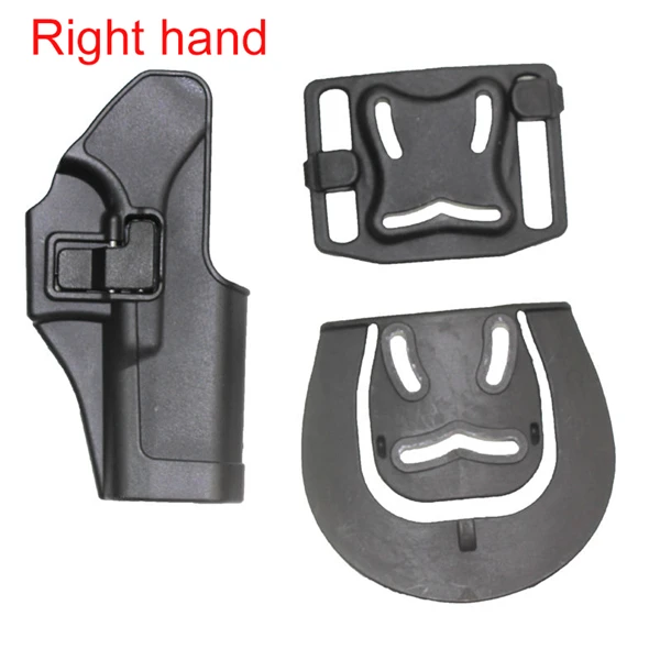 Black Right Hand Тактический пистолет кобура для Glock 17 19 22 23 военный страйкбол боевой пистолет кобуры пистолет чехол с поясом весло охотничьи снасти - Цвет: Black Right Hand