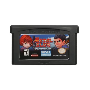 

For Nintendo GBA Video Game Cartridge Console Card Metal Slug Advance English Language US Version