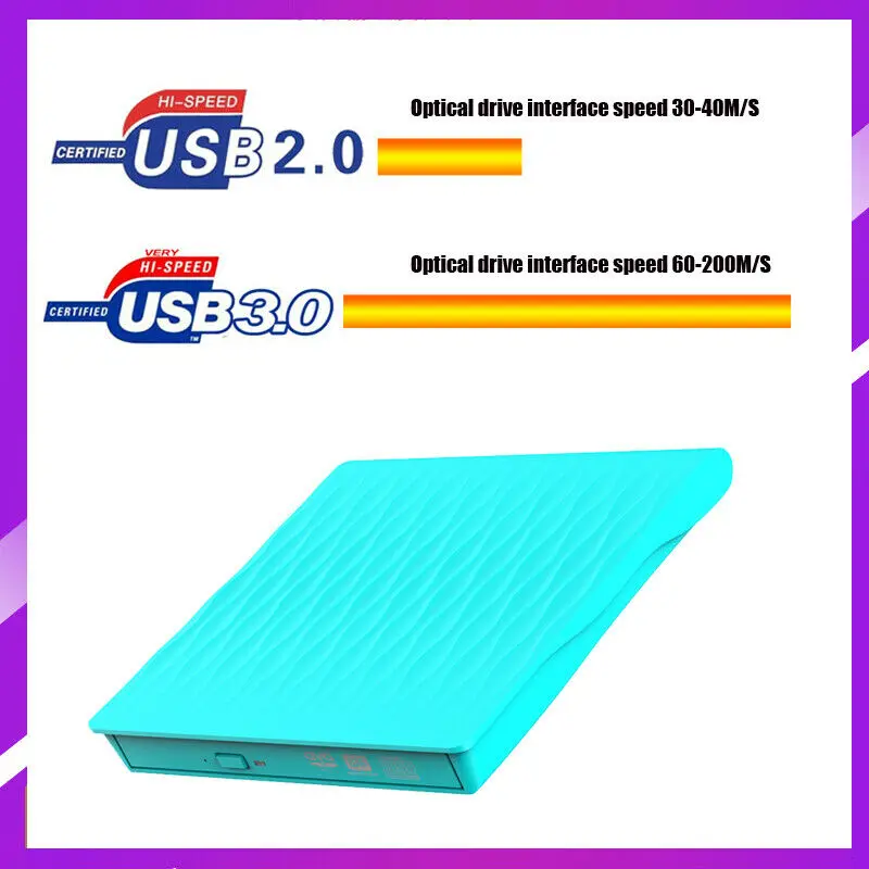 Для Mac 10 OS Window 7/8/XP/Linux Внешний привод USB 3,0 горелка BD-RE CD/DVD RW Writer Play 3D диск