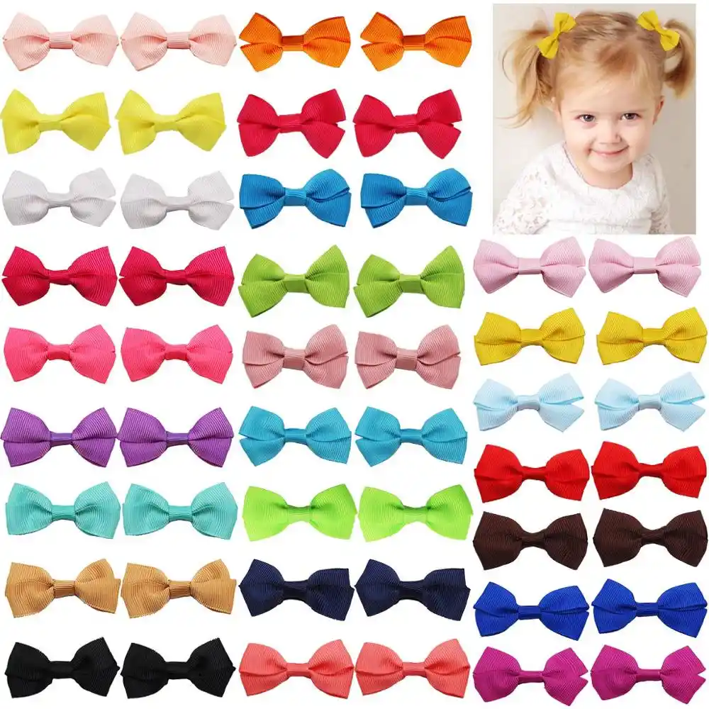 tiny baby hair bows