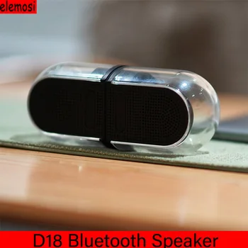 

D18 IPX5 Wireless Bluetooth Speaker 4.2 Wireless Fashion Bluetooth Audio Super Heavy Subwoofer Outdoor Portable 3D Sound