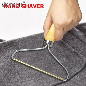

Wooden Handle Cashmere Sweater Clothes Lint Remover Portable Manual Clothing Trimmer Shaver Pilling Machine Clothing Care