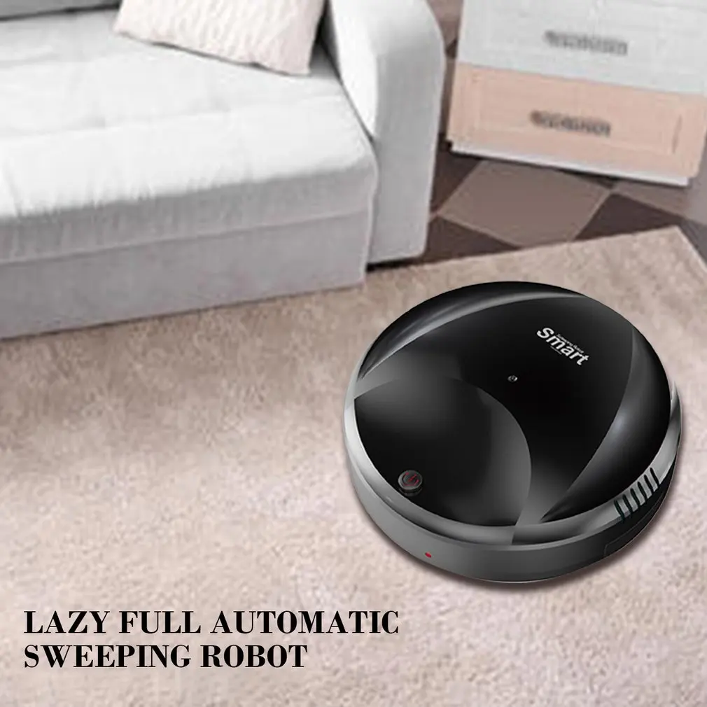 Ultra Thin Design USB Charging Smart Microfiber Auto Robotic Mop Floor Robot Vacuum Cleaner Cleaning Device