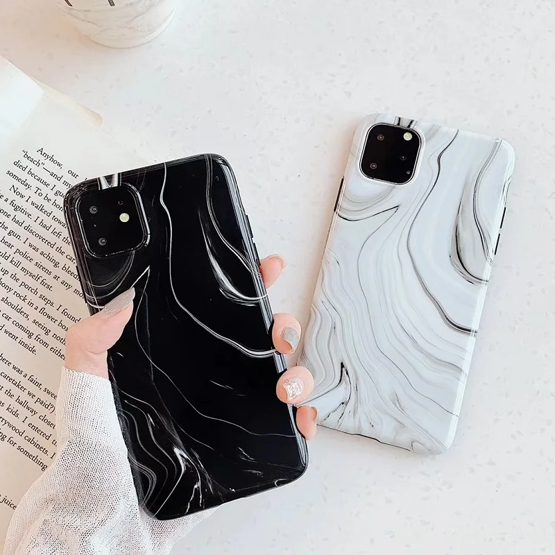 2019 Newest Vintage Marble Case For iPhone 11 11pro MAX Soft TPU Silicone Cover Cases For iPhone 11pro max Back Capa