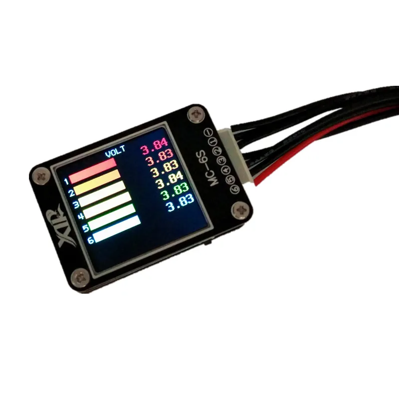 

2019 New MC-6S 1-6S Lipo Battery Voltage Checker Receiver Signal Tester for check S-Bus PPM PWM and DSM Satellites Receiver
