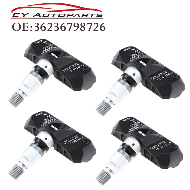 

Датчик давления в шинах TPMS для BMW 1 3 5 6 7 X3 X5 X6 Z4 MINI ROOLS ROYCE 36236798726, 4 шт.
