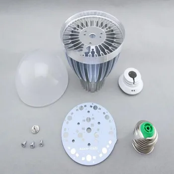 

DIY E27 12W LED bulbs Lamp Shell 12*1W high Power Bulb Case Not have LED and drive X5