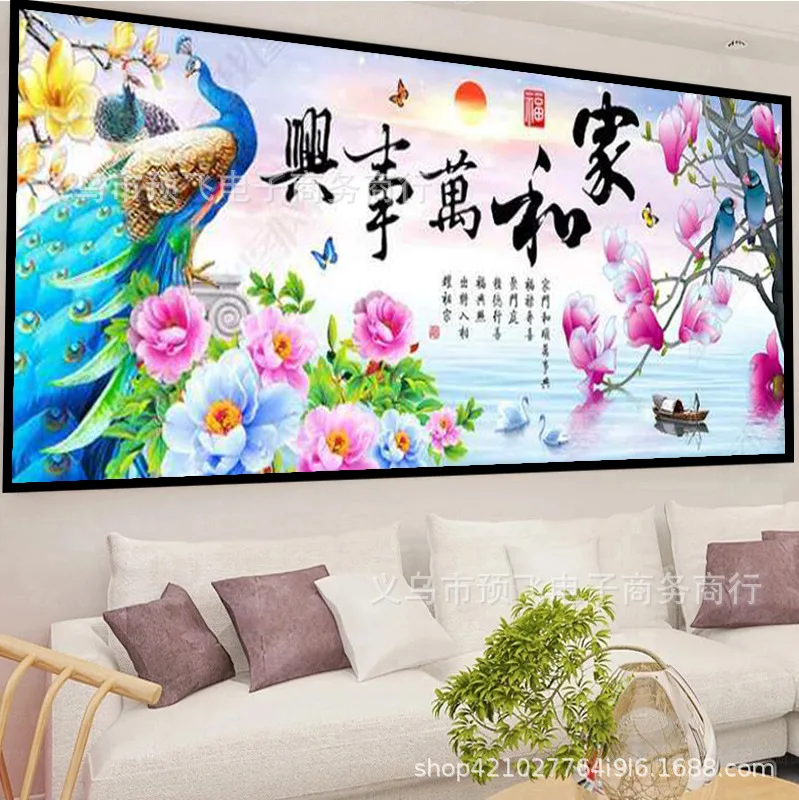 Алмазная вышивка пейзаж 5D DIY Алмазная круглая Алмазная вышивка крестиком украшение