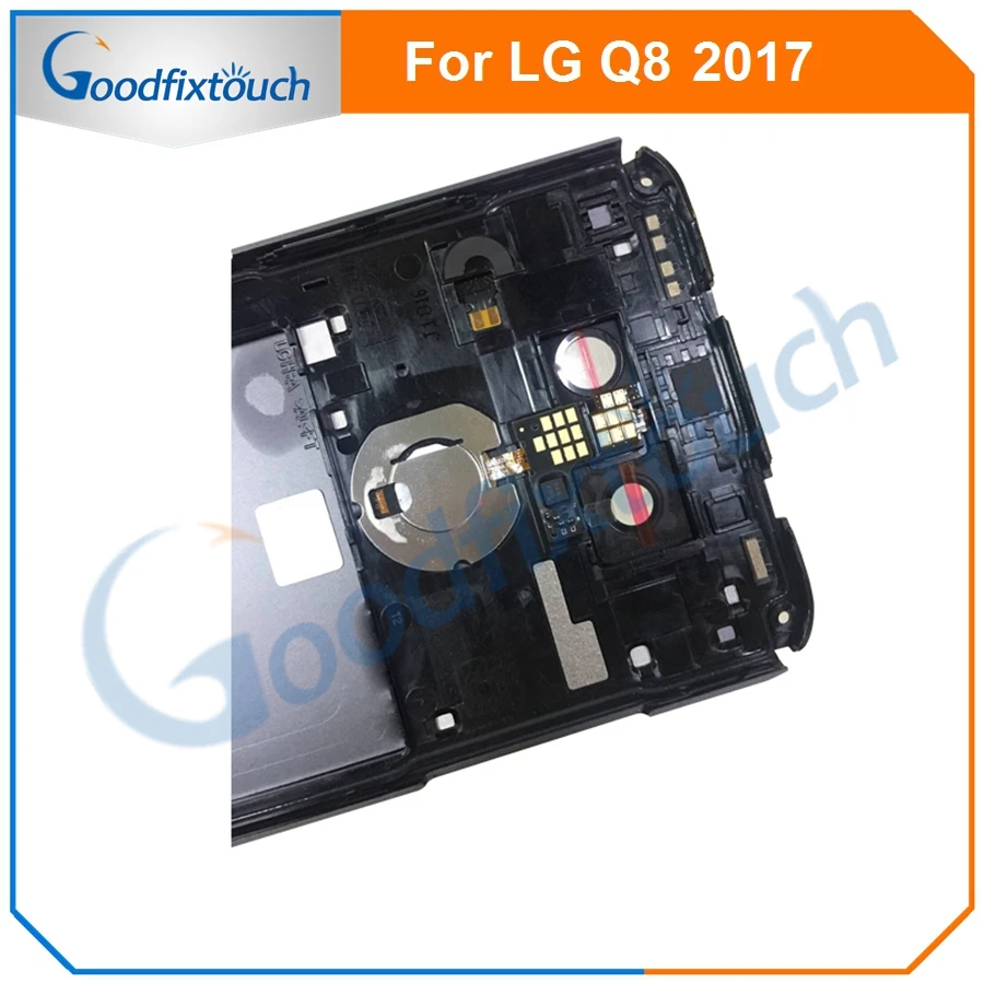 For LG Q8 back cover Battery Cover backcover Back Housing Door With Fingerprint Flex Cable For LG Q8 Replacement Parts (6)