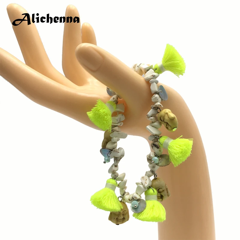 

Humanoid Conformity Tassel Bracelet Bohemain Boho Vintage Handmade Charm Women's Beaded Bracelet Statement Latest Popular Styler