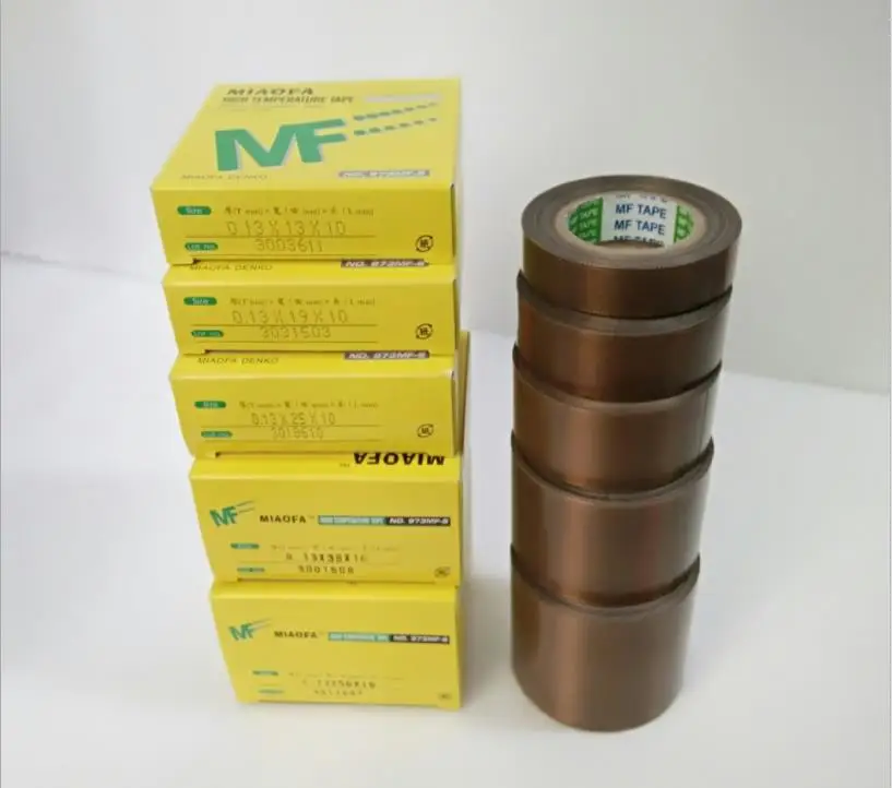 973MF-S 0,13 PTFE высокотемпературная термостойкая клейкая лента для вакуумных, ручных и импульсных герметиков