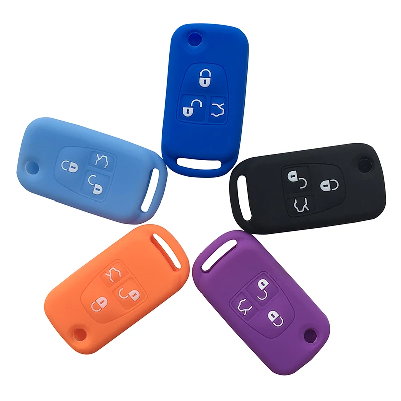 Key Holder Cover for Mercedes Benz ML W163 W140 S280 ML320 SLK C CL S SL SEL Car Key Case Fob Flip Folding Car Accessories