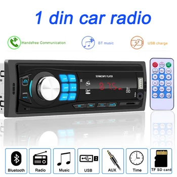 

Bluetooth Autoradio 12V Car Stereo Radio FM Aux-IN Input Receiver SD USB In-dash 1 din Car MP3 Multimedia Player