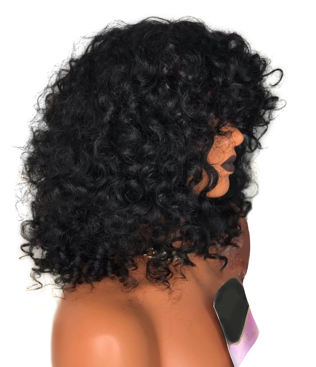 13x6 180% плотность афро кудрявые волнистые Синтетические волосы на кружеве человеческих волос парики с челкой монгольский Волосы remy кружевные парики с детскими волосами для женщин