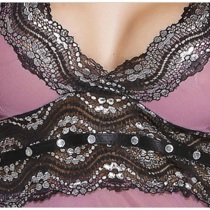 Новое Женское кружевное нижнее белье платье Babydoll пижамы стринги Нижнее белье Ночное белье