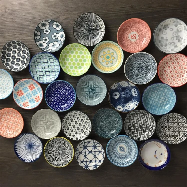 

Seasoning hot Sauce Dish cup Ceramic Plate Small Dish Plates Butter mustard Sushi Vinegar Soy Dishes Kitchen Porcelain Saucer