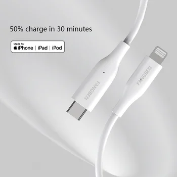 

Fast Usb C Cable Charge PD For Mobile Phone Accessories Cable MFI C94 For Iphone Micro Usb 18W Charging Plug Mobile Phone