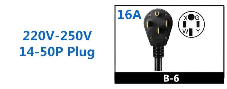 OSENSI EV зарядное устройство 16A 32A SAE J1772 тип 1 уровень 2 EVSE Электрический автомобильный зарядный кабель вход 110-250 В Разъем для дома