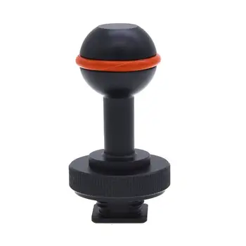 

Ball Arm Adapter Hot Shoe Ball Mount Arm Base Adapter Turntable for Diving Housing Arm System Underwater Photography Lovers
