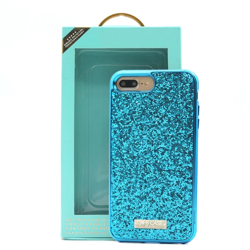 

Ms 2 in 1 All inclusive Design Gleams Women Phone Back Case Cover For iphone 6s 8 7 Plus 8Plus shine back cover case&bag