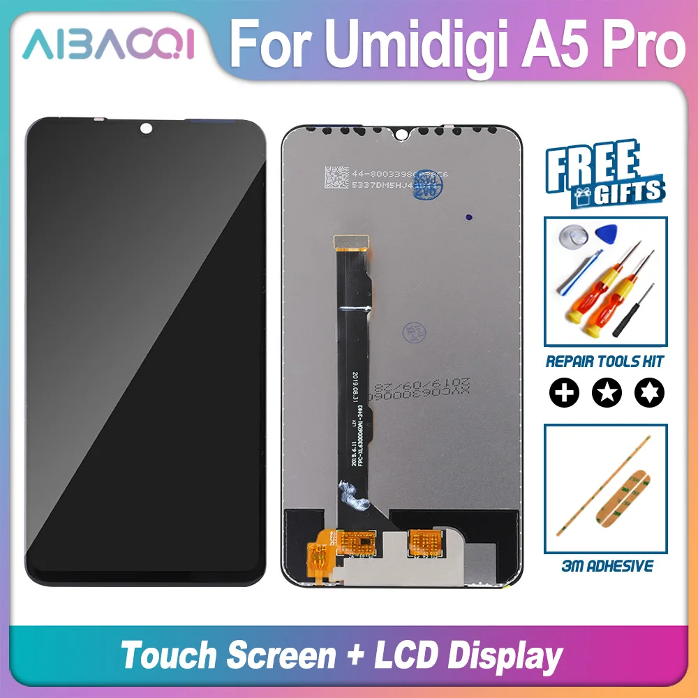 AiBaoQi ġ ũ  LCD ÷ ǰ, Umidigi A9 Pro A7 A7 Pro A5 Pro ޴ ü ǰ