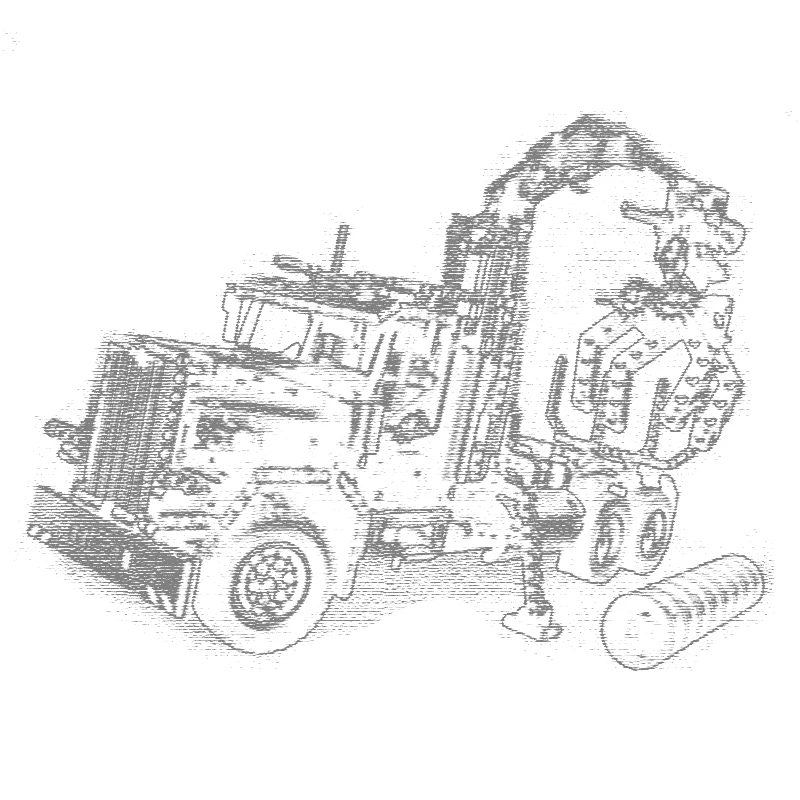 

20059 Technic Series 1338pcs Mechanical Engineering Lumbering Building Blocks Vehicle Insert Assembling Toys for Children