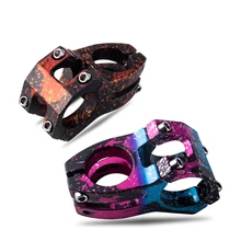 

Aluminum Alloy Mountain Bike Seat Tube Hollow Speed Drop Stem 31.8*45mm Bicycle Accessories Folding Handlebar Bicycle Stem