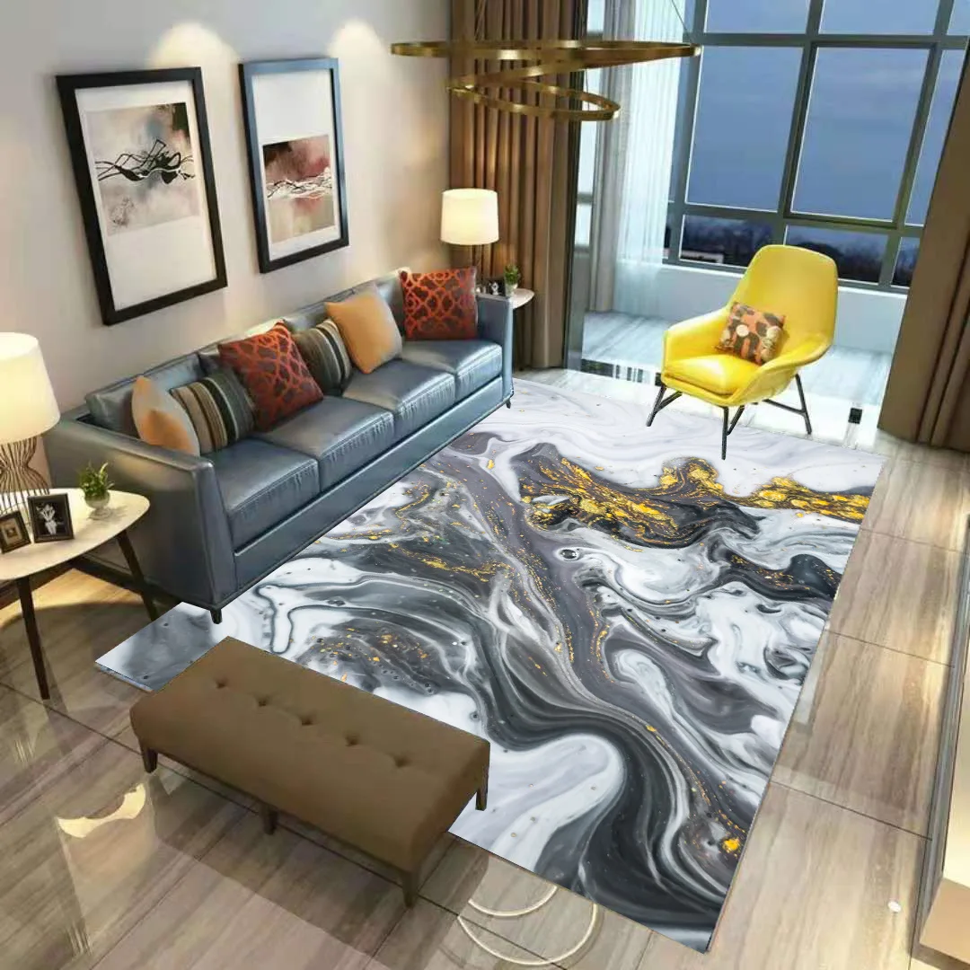 

Colored Quicksand Carpet Square Anti-Skid Area Floor Mat Rug Non-slip Mat Dining Room Living Room Soft Bedroom Carpet 03