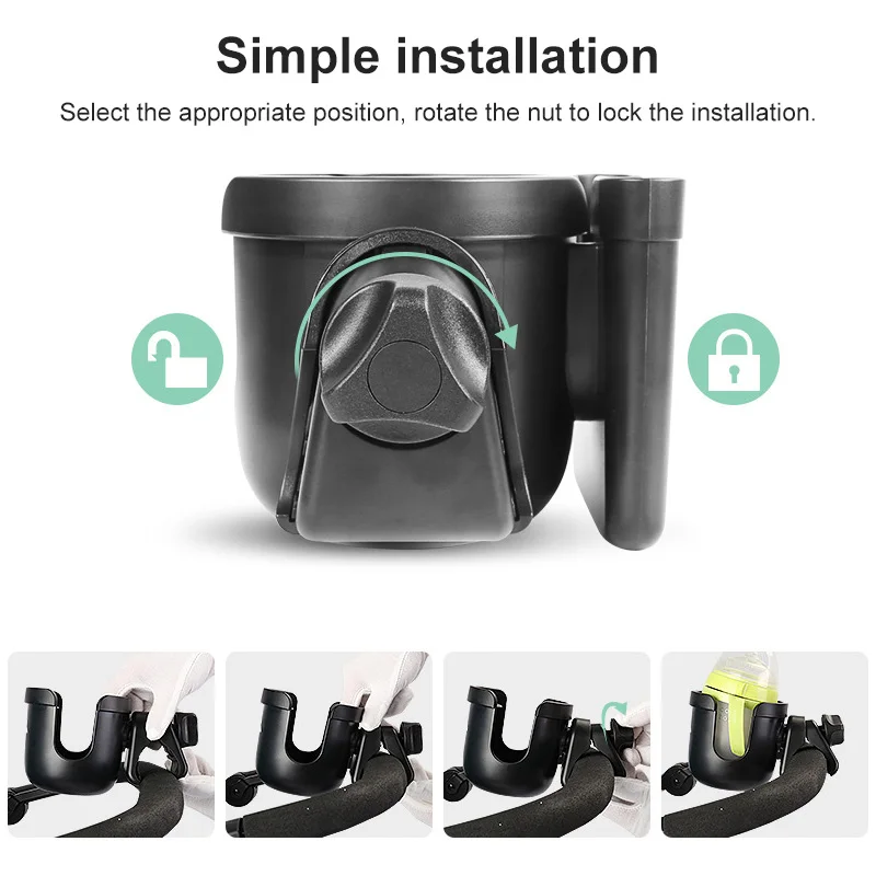 baby stroller accessories and parts	 Universal Baby Stroller Accessories Cup Holder With Phone Holder Children Tricycle Bicycle Cart Bottle Rack Milk Water Pushchair Baby Strollers expensive