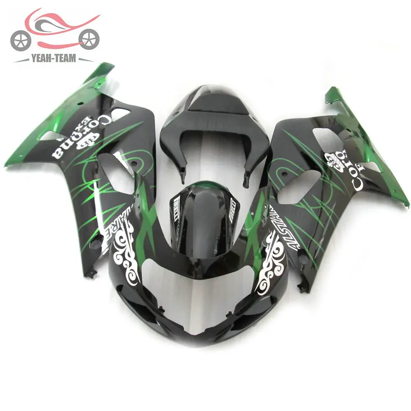 Бесплатно обтекатели комплект для Suzuki K1 2001-2003 GSXR750 01 02 03 GSXR600 GSXR 600 750 corona ABS комплекты мотоциклетных обтекателей