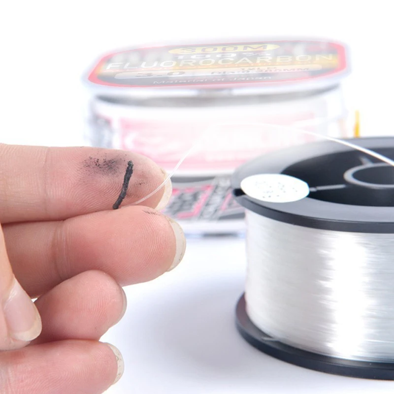 300M100M 100% Fluorocarbon  Fishing Line Transparent Carbon Fiber Big Size Line  Material From Japan Carp Fishing Goods Supplies 4
