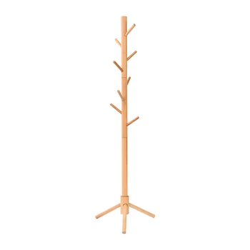 

Solid Wood Clothes Tree Fall To The Ground Hangers Bedroom Home Simple Creative Hanger Bar Type Room