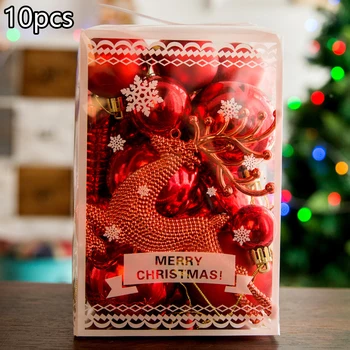

Red Christmas Tree Balls Pink 30Pcs/Pack Decorations PVC Decoration Balls