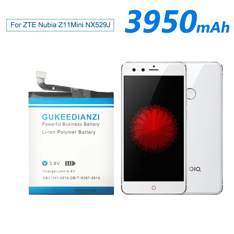 GUKEEDIANZI 3950 мАч LI3827T44P6H726040 Аккумулятор для телефона zte Nubia Z11Mini NX529J мобильный сменный аккумулятор