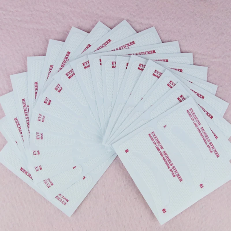 12 пар карта трафарет для бровей Уход принадлежности ухода за бородой макияж