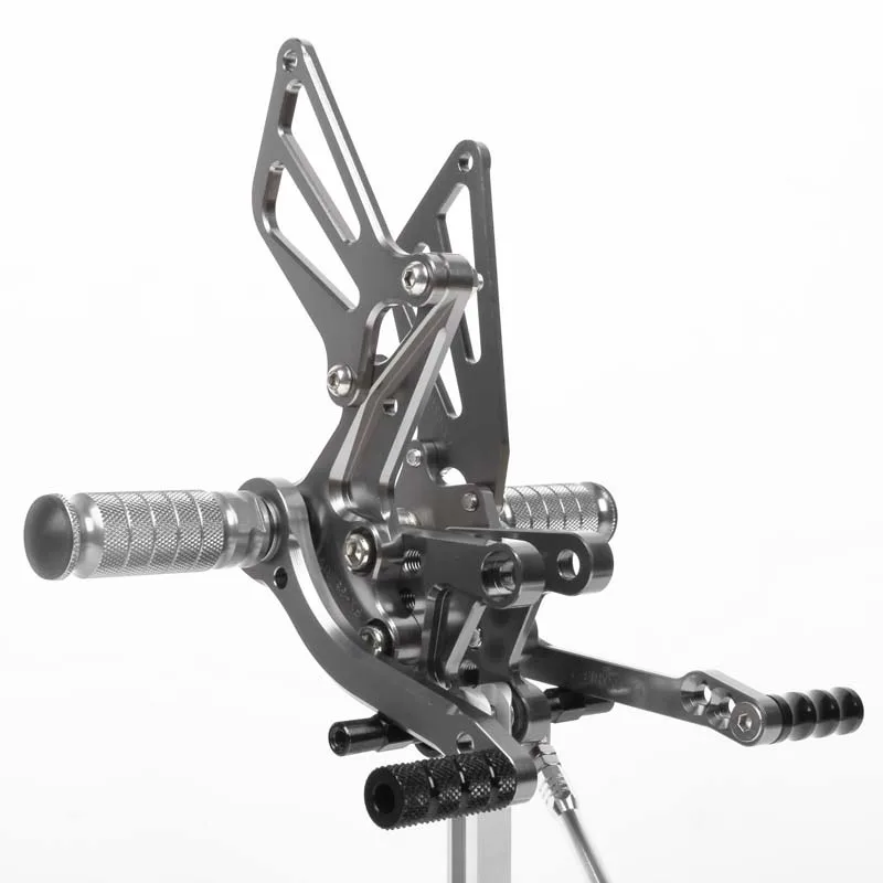 Для Suzuki GSXR750 1996 1997 1998 1999 2000 2001 2002 2003-2005 Rearset подножки из алюминиевого сплава с ЧПУ педаль мотоцикла