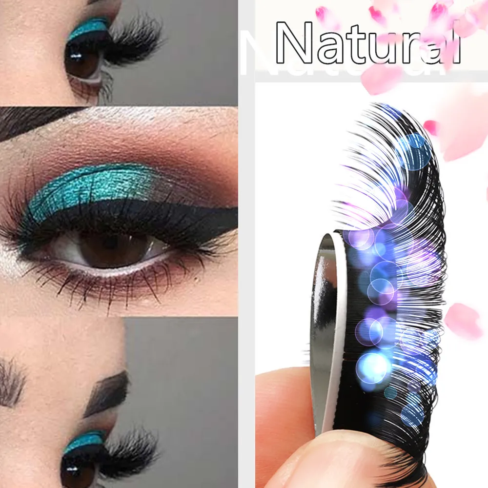 

1 Case 16 Lines CD Mink Individual Eyelash Extensions,Fake Eye Lashes,Natural Silk Mink False Eyelashes 100% Handmade Cilias