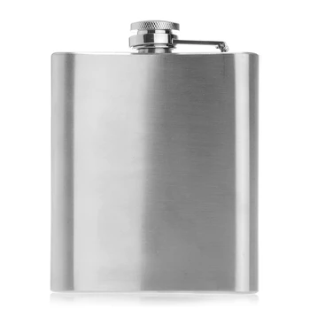 

7oz Stainless Steel Alcohol Drink Liquor Hip Flask Pocket Classic