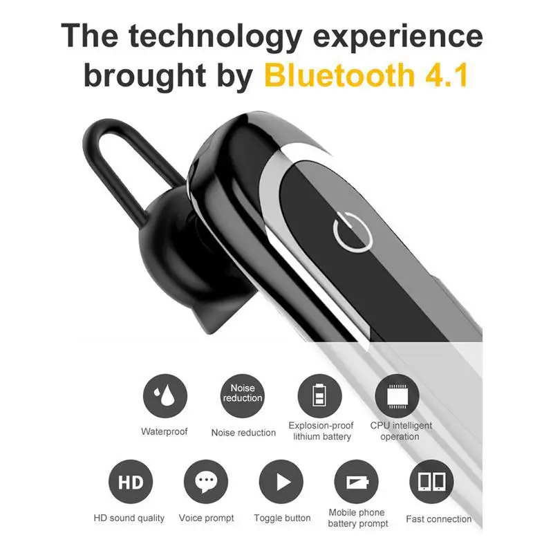Беспроводные Bluetooth наушники с HD наушник с микрофоном автомобильные наушники DSP поддержка I0OS/Android смартфон