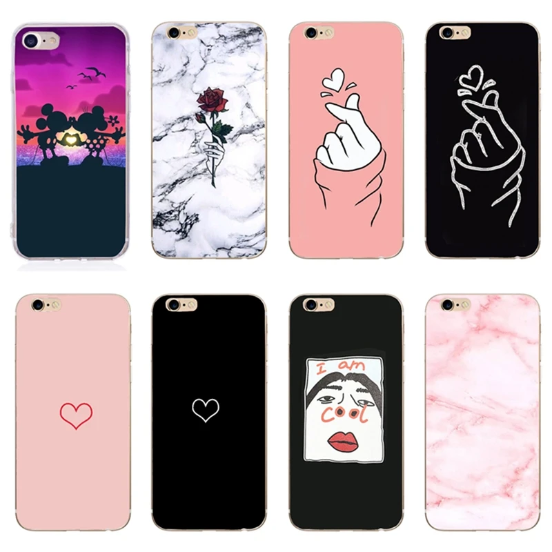 

Soft Phone Case For capa iphone 7 silicone Cool Girl Marble Ultra Thin Cover For apple iphone xs max xr x 7 8 plus 6s 6 5 5s se