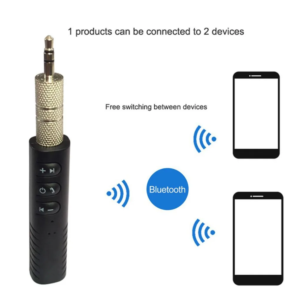 Новинка 3,5 мм Автомобильный bluetooth-приемник, беспроводной автомобильный аудио музыкальный адаптер для динамиков, наушников, автомобильные комплекты, одна функция