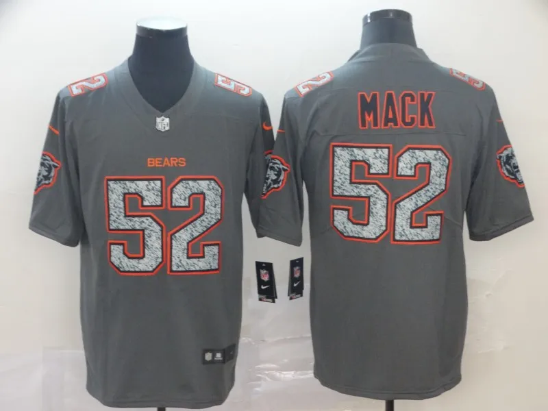Men All stitched Chicago new Free shipping quality Mens bears Khalil Mack jersey - Color: Men