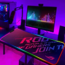 Gaming mousepad 900x400 computador rgb mouse pad gamer grande mousepepad rog asus mesa esteira xxl teclado gaming para pc deskmat diy