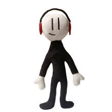 Peluche dessin animé The Henry Stickmin de 26cm, figurine douce, poupée, cadeaux d'halloween pour enfants